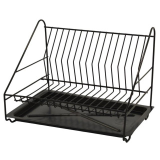 Suszarka do naczyń 1-poziomowa 25cm czarna