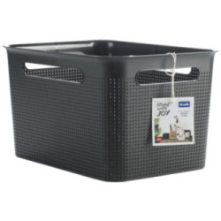 Koszyk plastikowy Brisen 16L czarny 2