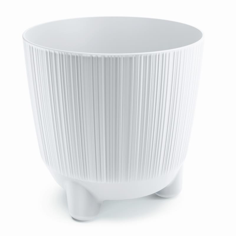 Doniczka Ryfo N 19,5 biały na nóżkach DRF200N