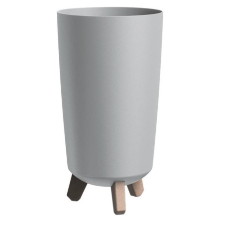 Doniczka Gracia Tubus Slim 19,5x36,5cm jasny szary DGTL200