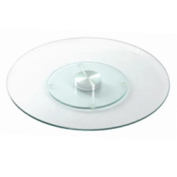 Patera szklana 30cm obrotowa Susan