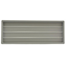 Podstawka pod suszarkę 51x19cm srebrna