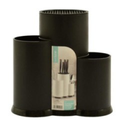 Blok na narzędzia kuchenne 3-komory 23x13x22cm biały