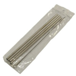 Słomki do napojów metalowe 4szt +szczotka