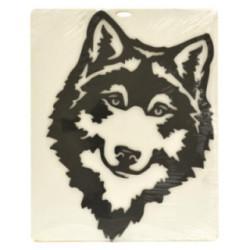 Ozdoba ścienna tabliczka Wilk 30x37cm VYR166 2
