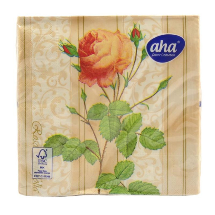 Serwetki 33x33 sezon Aha mix