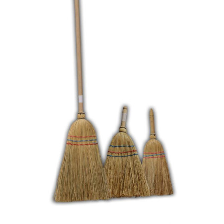 Miotła Sorgo duża z kijem h:140cm A 09-260