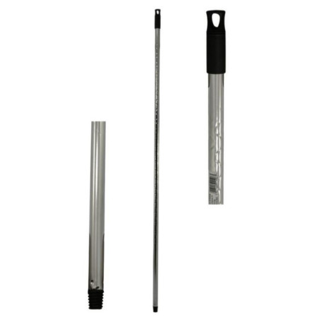 Kij metalowy 130cm chromowany karbowany