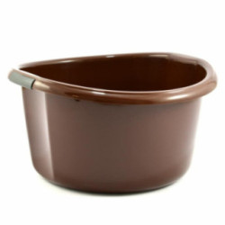 Miska plastikowa Solidna 30L brązowa 2