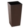 Doniczka Finezja dłuto 25cm h:46,5cm mokka 589