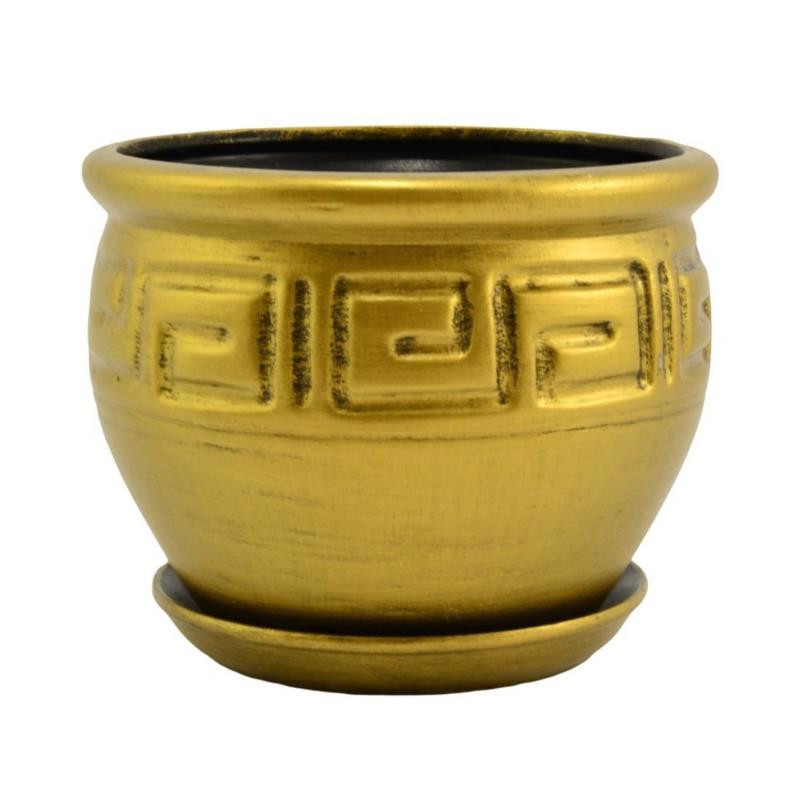 Doniczka ceram.z podst. Grecka 21 MIX