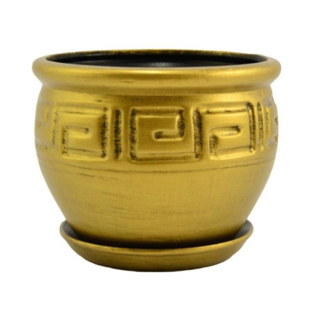 Doniczka ceram.z podst. Grecka 21 MIX