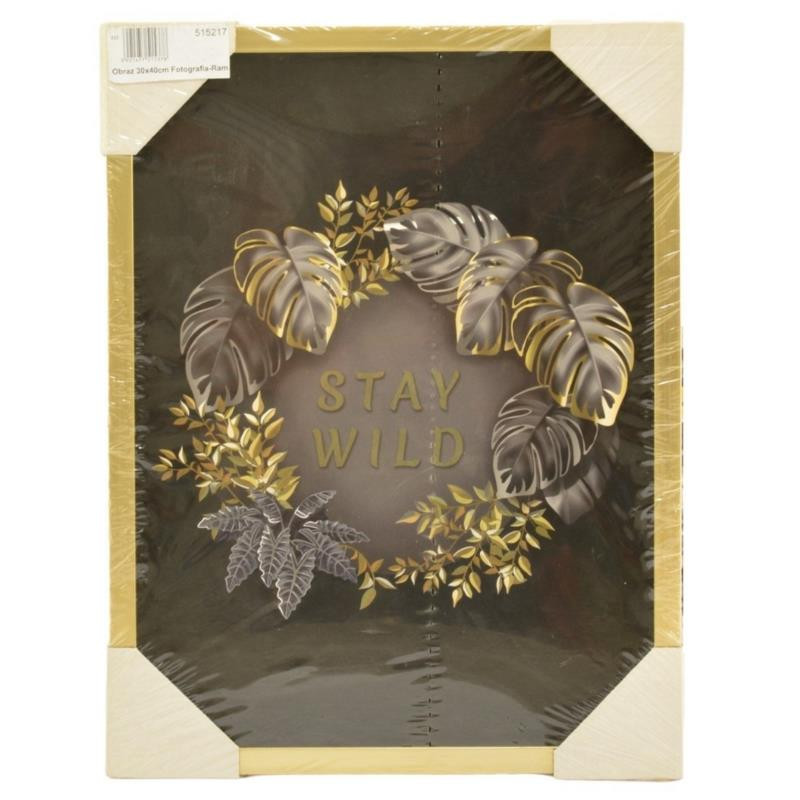 Obraz 30x40cm Reprodukcja-Rama złota mix