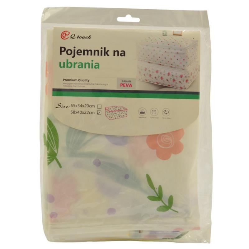 Worek pojemnik na ubrania 58x40x22cm 20898 mix