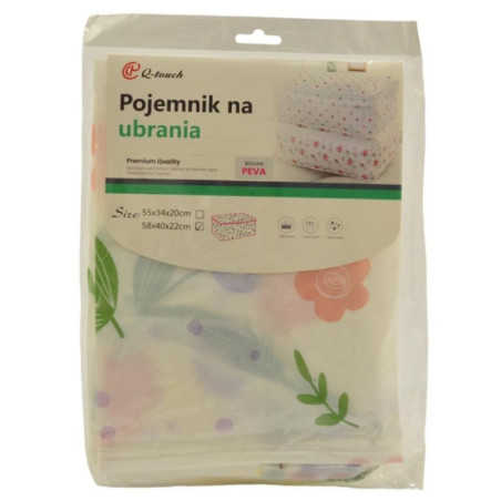 Worek pojemnik na ubrania 58x40x22cm 20898 mix