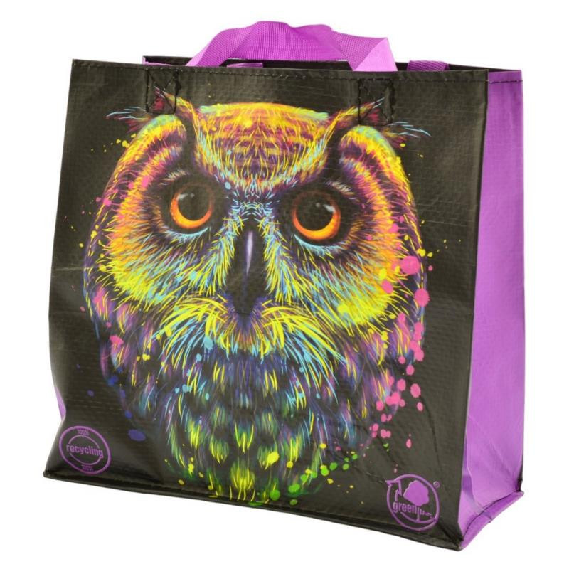 Torba na zakupy PP Sowa 25x25x12cm