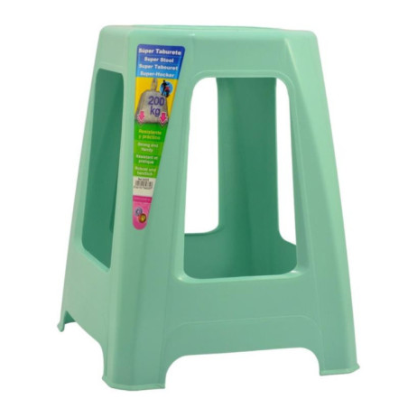 Taboret plastikowy 46x29x26cm zielony