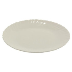 Talerz Agnes deserowy 19cm biały