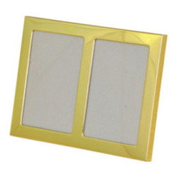 Ramka 9x13cm x2 zdjęcia złota GW 863-57 2