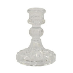 Świecznik szklany 10x8cm MR22383