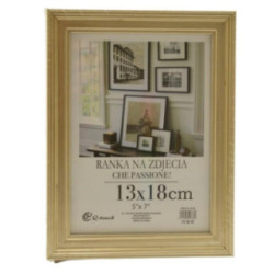 Ramka 13x18cm tworzywo sztuczne szampański 2