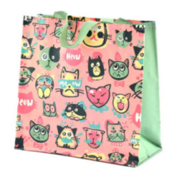 Torba na zakupy PP kotki 25x25x12cm