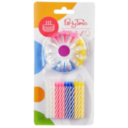 Świeczki urodzinowe 24 sztuki 2