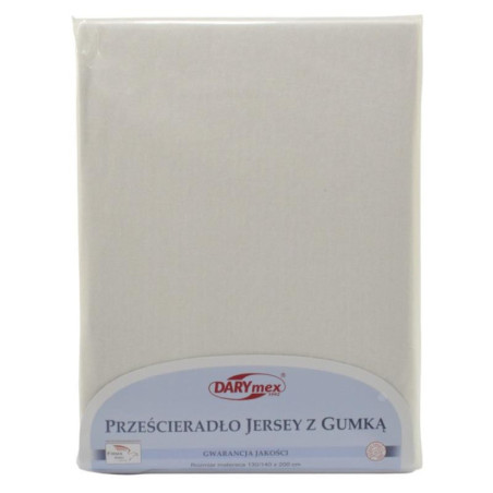 Prześcieradło Jersey 140x200cm biały