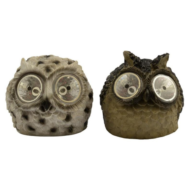 Lampa solarna Sowa LED 11,5x10x11cm mix