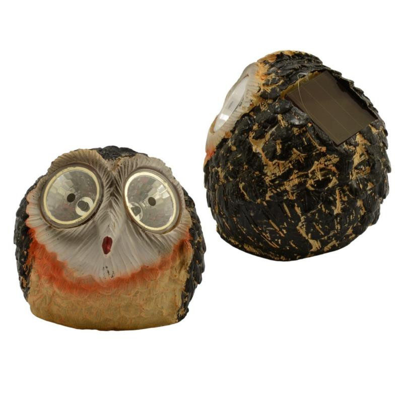 Lampa solarna Sowa LED 11,5x10x11cm mix