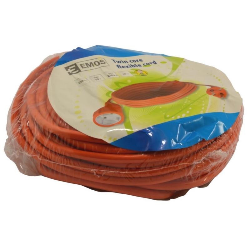 Przedłużacz 1 gniazdo ogrodowy 20m