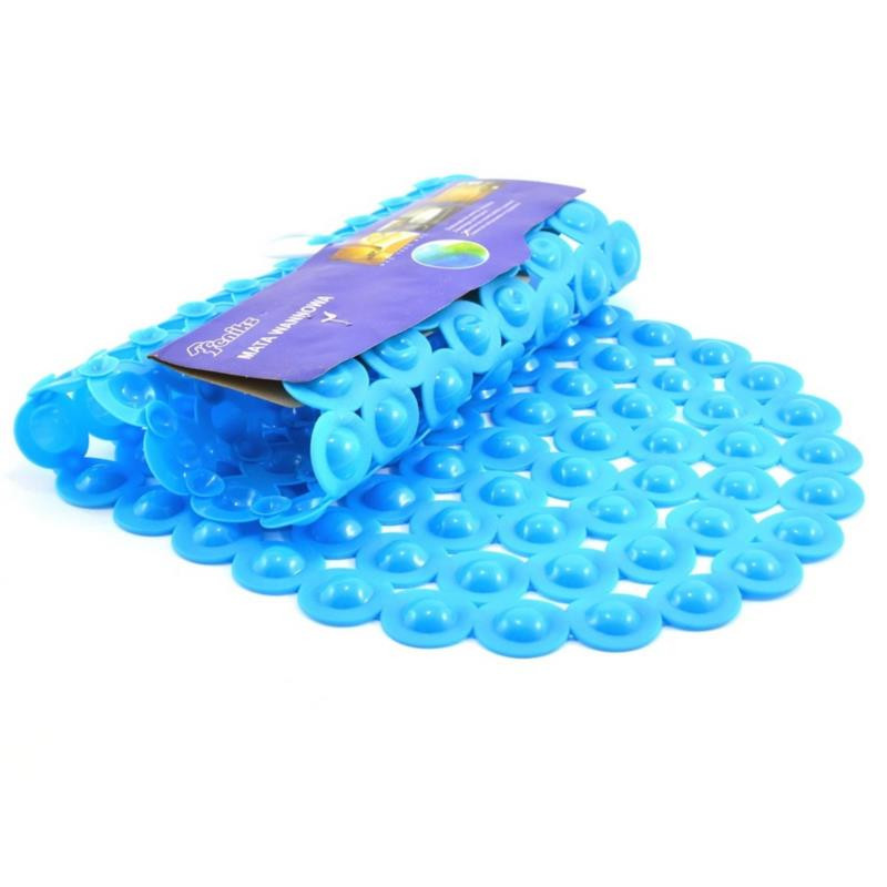 Mata antypoślizgowa do wanny BM022 niebieska