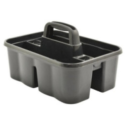 Organizer na środki czystości 3 komorowy antracyt 2