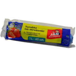 Torebki na mrożonki 1L 60szt J.N. 2