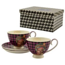 Filiżanki ze spodkami 2 sztuki 250ml Queen Isabell