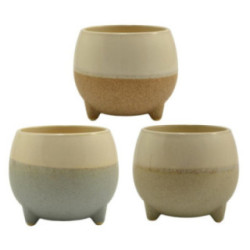 Doniczka-osłonka ceramiczna 17x15cm ASC23216 mix 2