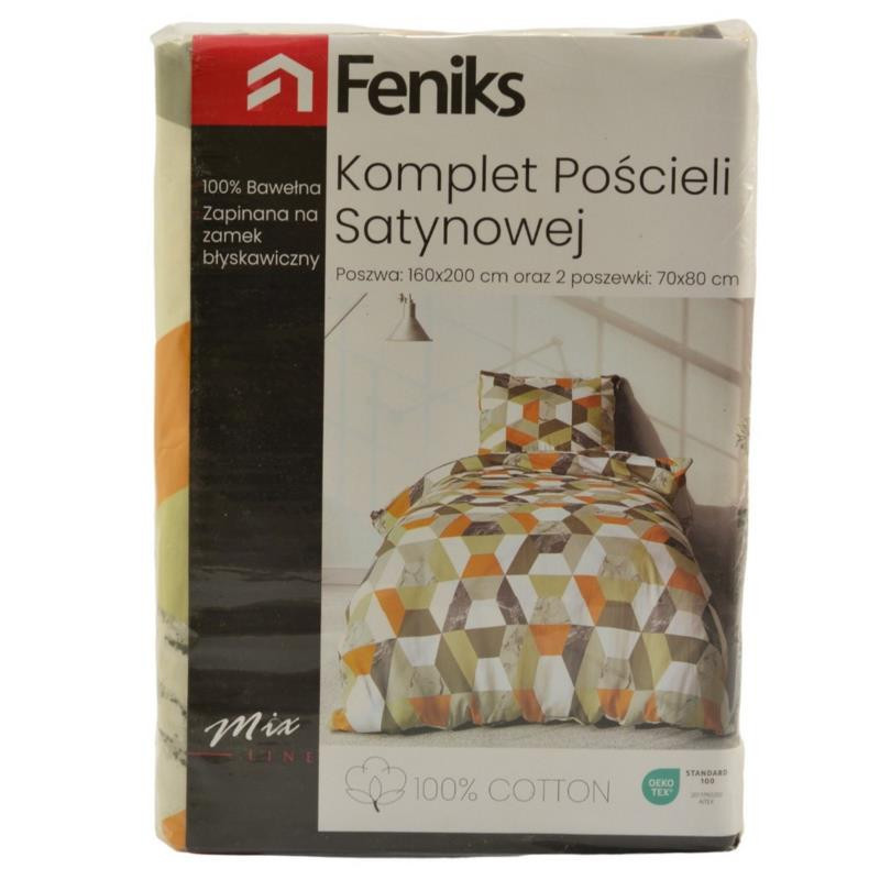 Pościel 160x200cm Bawełna Gloria 02 poduszki 2x70x80