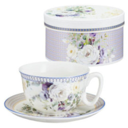 Filiżanka ze spodkiem 300ml Fantazy GR051 Villa Italia