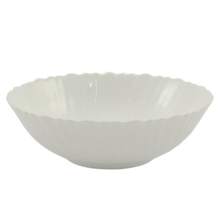 Salaterka szklana 18cm Opal Carbo biała