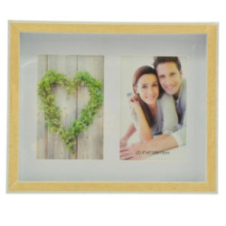 Ramka 10x15 na 2 zdjęcia K2022-030504 biała mix 2