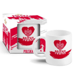 Kubek ceramiczny 300ml Boss Polska Serce 2