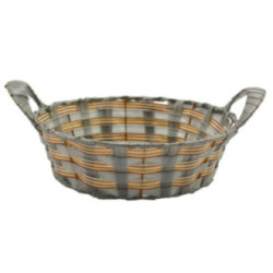 Koszyk polirattan okrągły 22cm 2