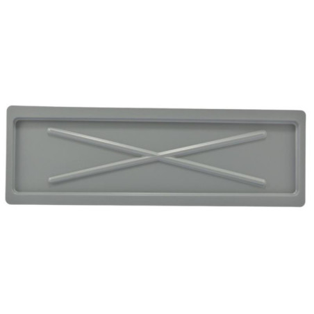 Podstawka pod suszarkę 75x24,7cm srebrna