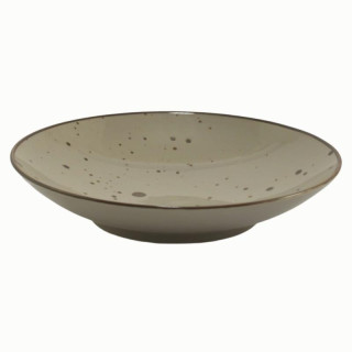 Talerz Bogucice Cottage Grey głęboki 22cm