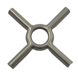 Krzyżak na palnik gazowy 13cm srebrny 2