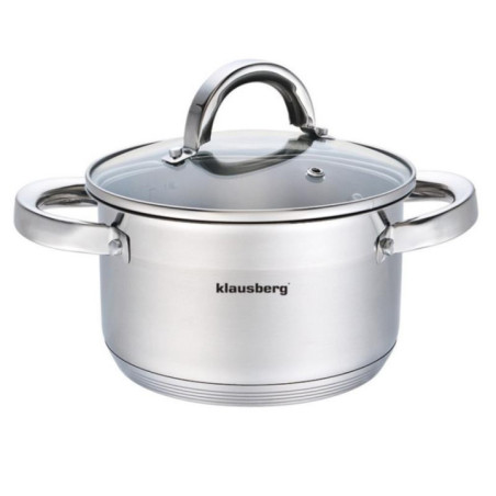 Garnek 24cm 6,0L nierdzewny z/p Klausberg KB-7126