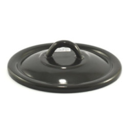 Pokrywka emaliowana 14cm czarna 2