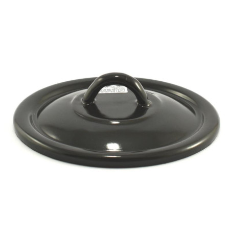 Pokrywka emaliowana 14cm czarna