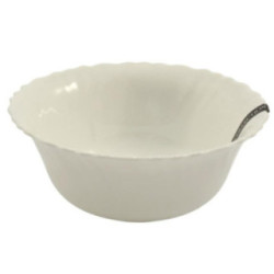 Salaterka Eva 15cm biała szkło hartowane 2