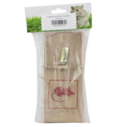 Pułapka na myszy drewniana 17,5x8cm 2